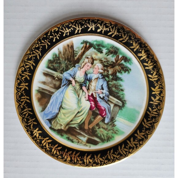 Vintage Liverpool Road Pottery Ltd. Decorative Plate Stoke-on-Trent England - Picture 2 of 5